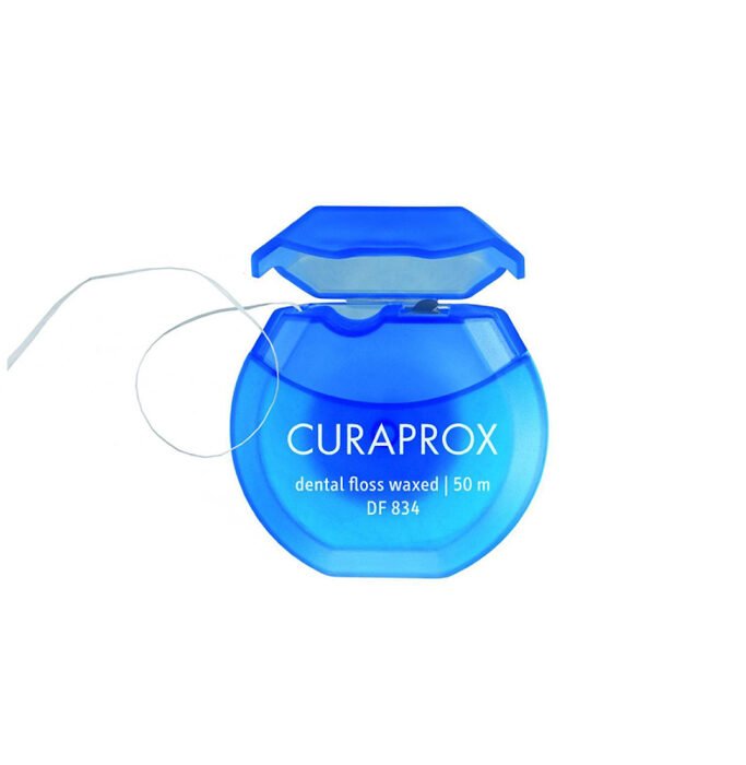CURAPROX tarpdančių siūlas-vaškuotas