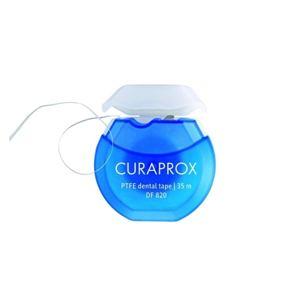 CURAPROX tarpdančių siūlas-juostelė