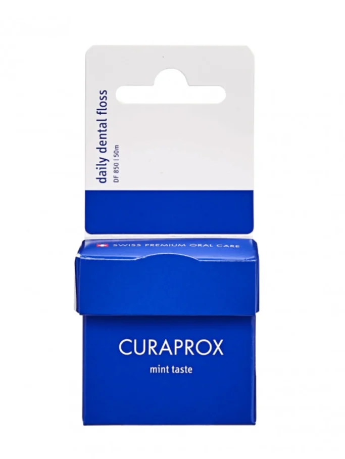 CURAPROX tarpdančių siūlas-popierinėje pakuotėje