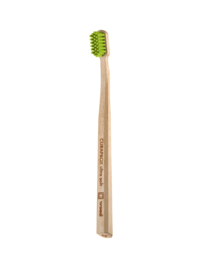 CURAPROX medinis dantų šepetėlis  CS WOOD