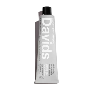 DAVIDS Whitening+Antiplaque Peppermint+Charcoal dantų pasta
