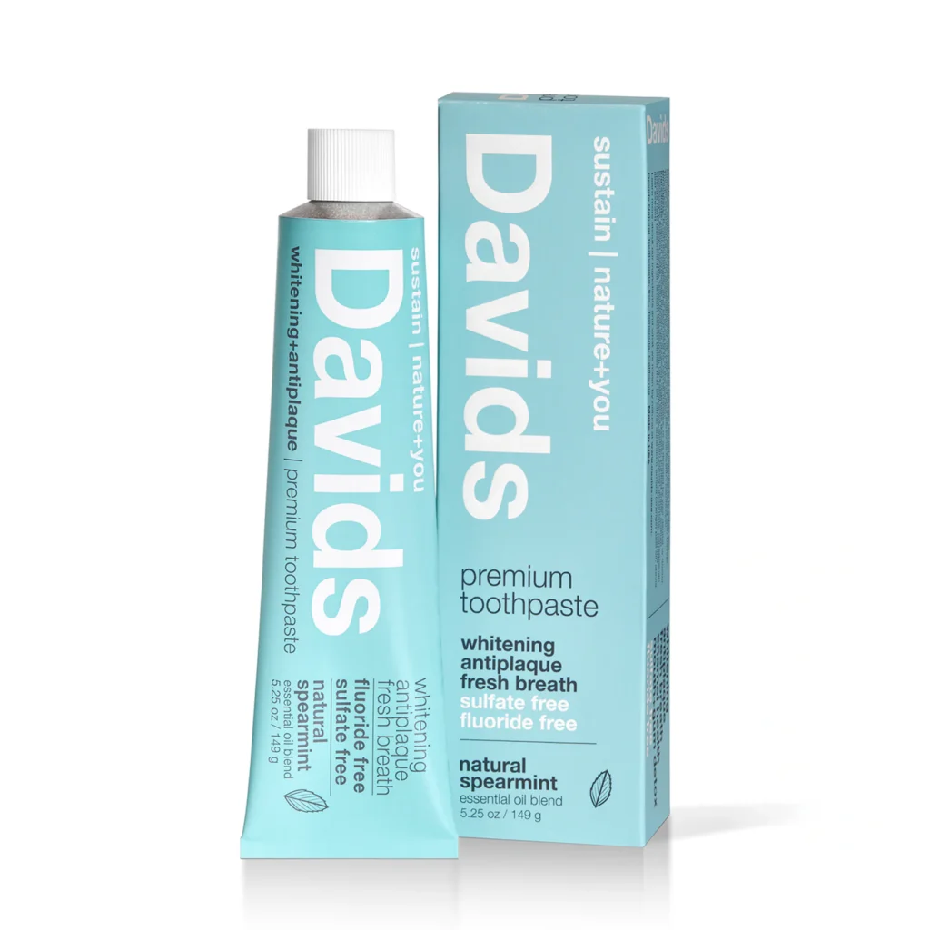 DAVIDS Whitening+Antiplaque Spearmint dantų pasta