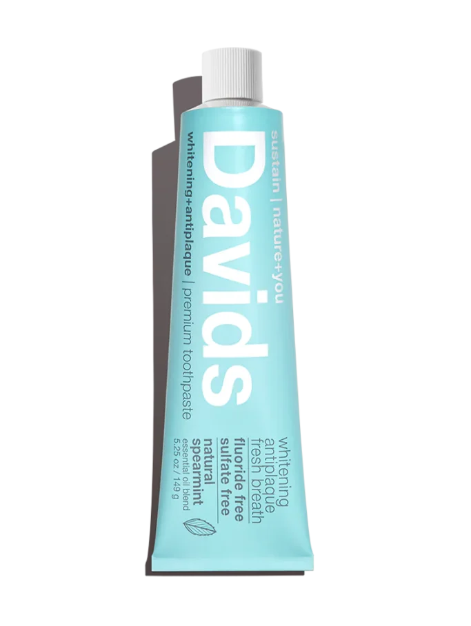 DAVIDS Whitening+Antiplaque Spearmint dantų pasta