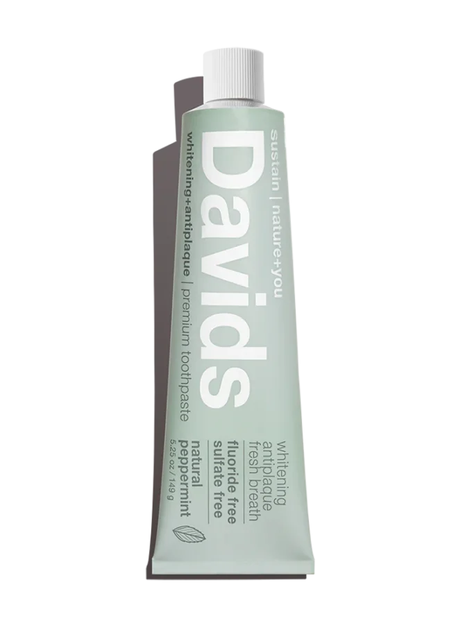 DAVIDS Whitening+Antiplaque Peppermint dantų pasta