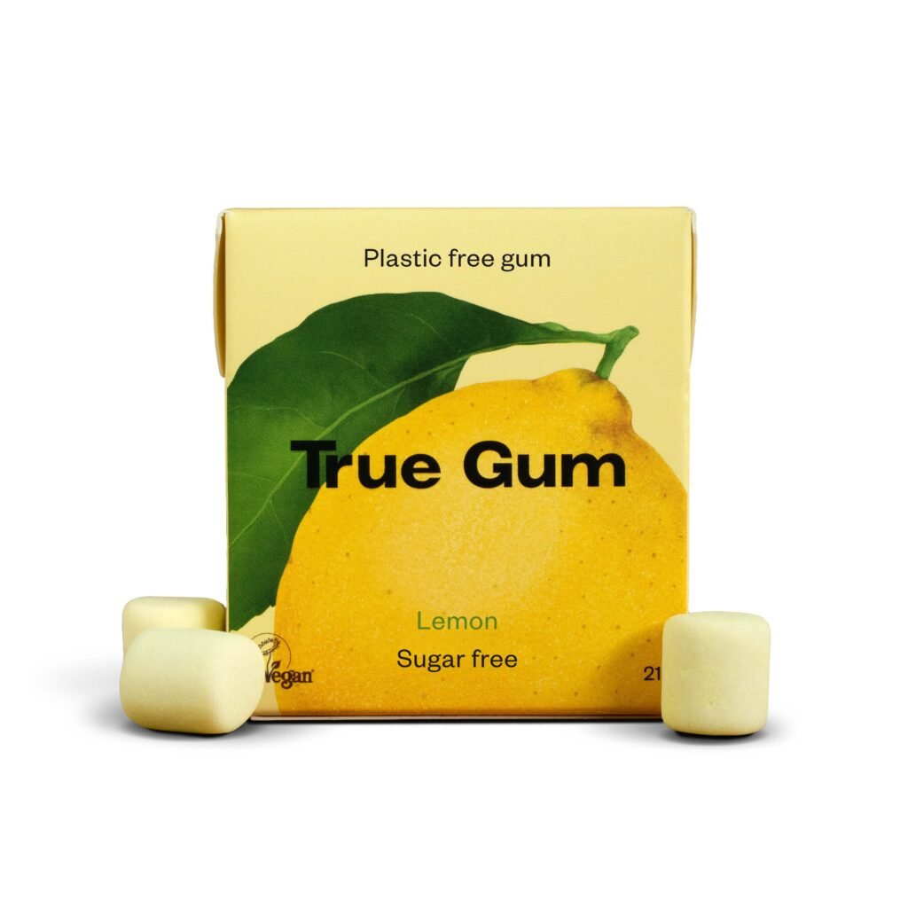 TRUE GUM citrinų skonio kramtomoji guma be cukraus