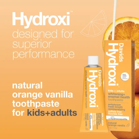 DAVIDS Hydroxi™ Orange Vanilla dantų pasta - Image 6