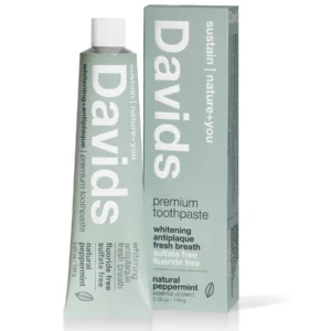 DAVIDS Whitening+Antiplaque Peppermint dantų pasta
