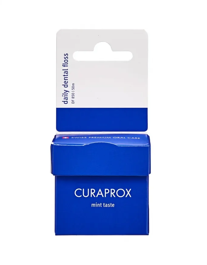 CURAPROX tarpdančių siūlas-popierinėje pakuotėje