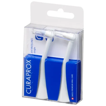 CURAPROX HYDROSONIC VIENO DANTIES ŠEPETĖLIO GALVUTĖ SINGLE, 2 vnt. - Image 3