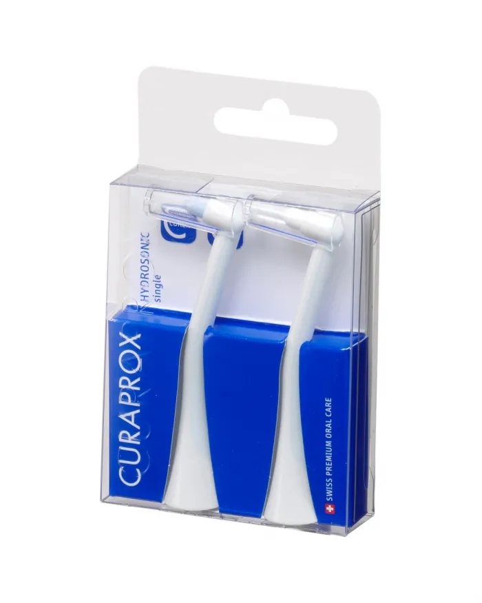 CURAPROX HYDROSONIC VIENO DANTIES ŠEPETĖLIO GALVUTĖ SINGLE, 2 vnt.