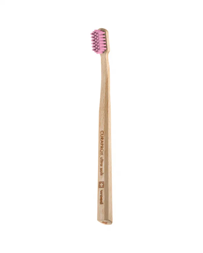 CURAPROX medinis dantų šepetėlis  CS WOOD