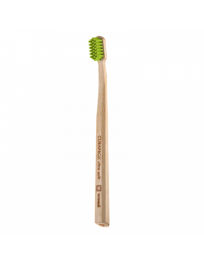 CURAPROX medinis dantų šepetėlis  CS WOOD