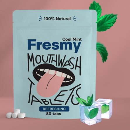 FRESMY burnos skalavimo tabletės, 80 vnt. - Image 2