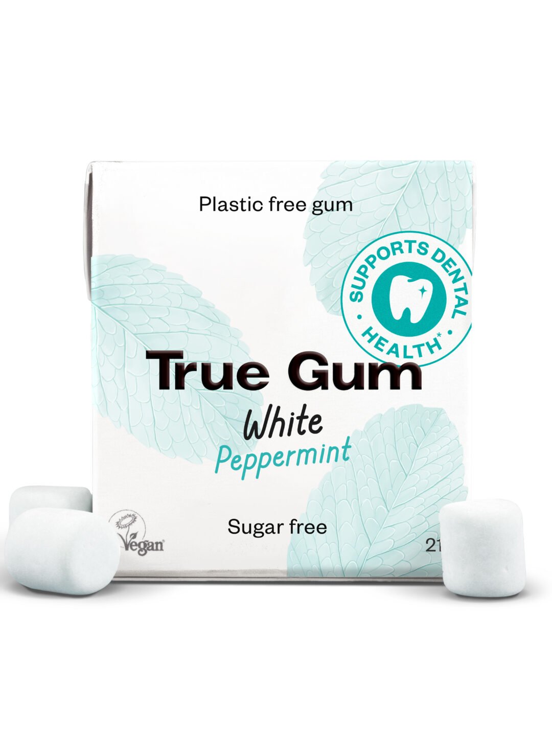 TRUE GUM pipirmėtės skonio kramtomoji guma be cukraus