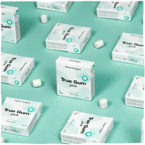 TRUE GUM pipirmėtės skonio kramtomoji guma be cukraus