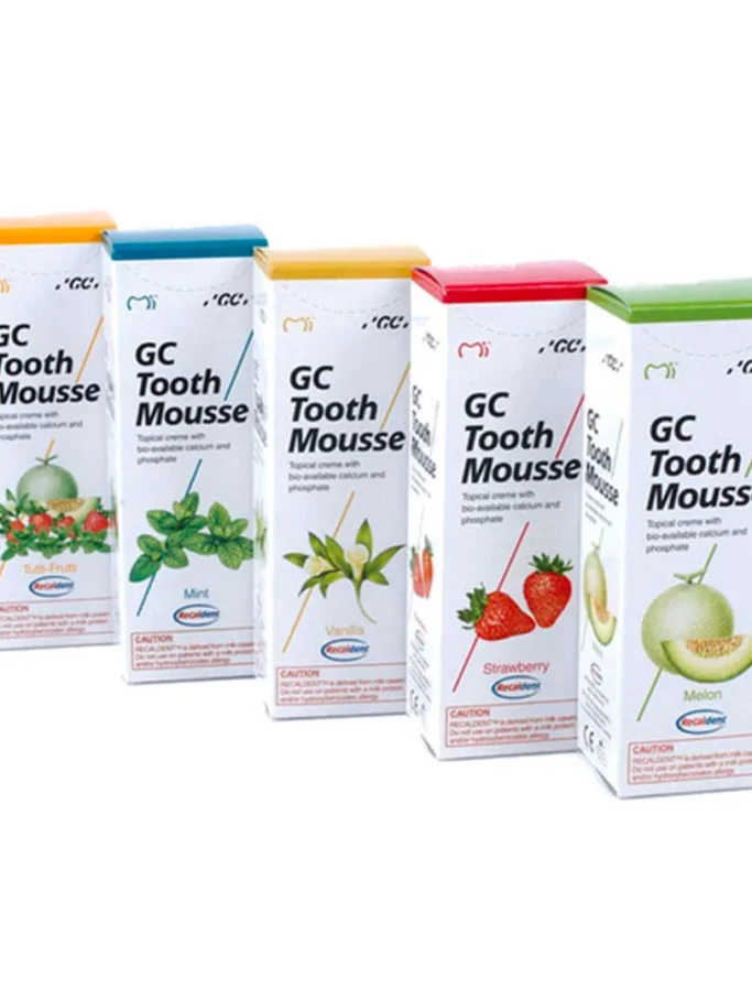 GC TOOTH MOUSSE RECALDENT dantų kremas be fluoro