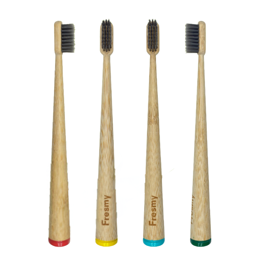 Bambukiniai FRESMY dantų šepetėliai