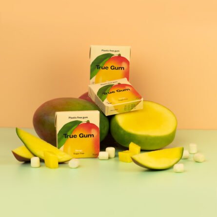 TRUE GUM mangų skonio kramtomoji guma be cukraus - Image 3